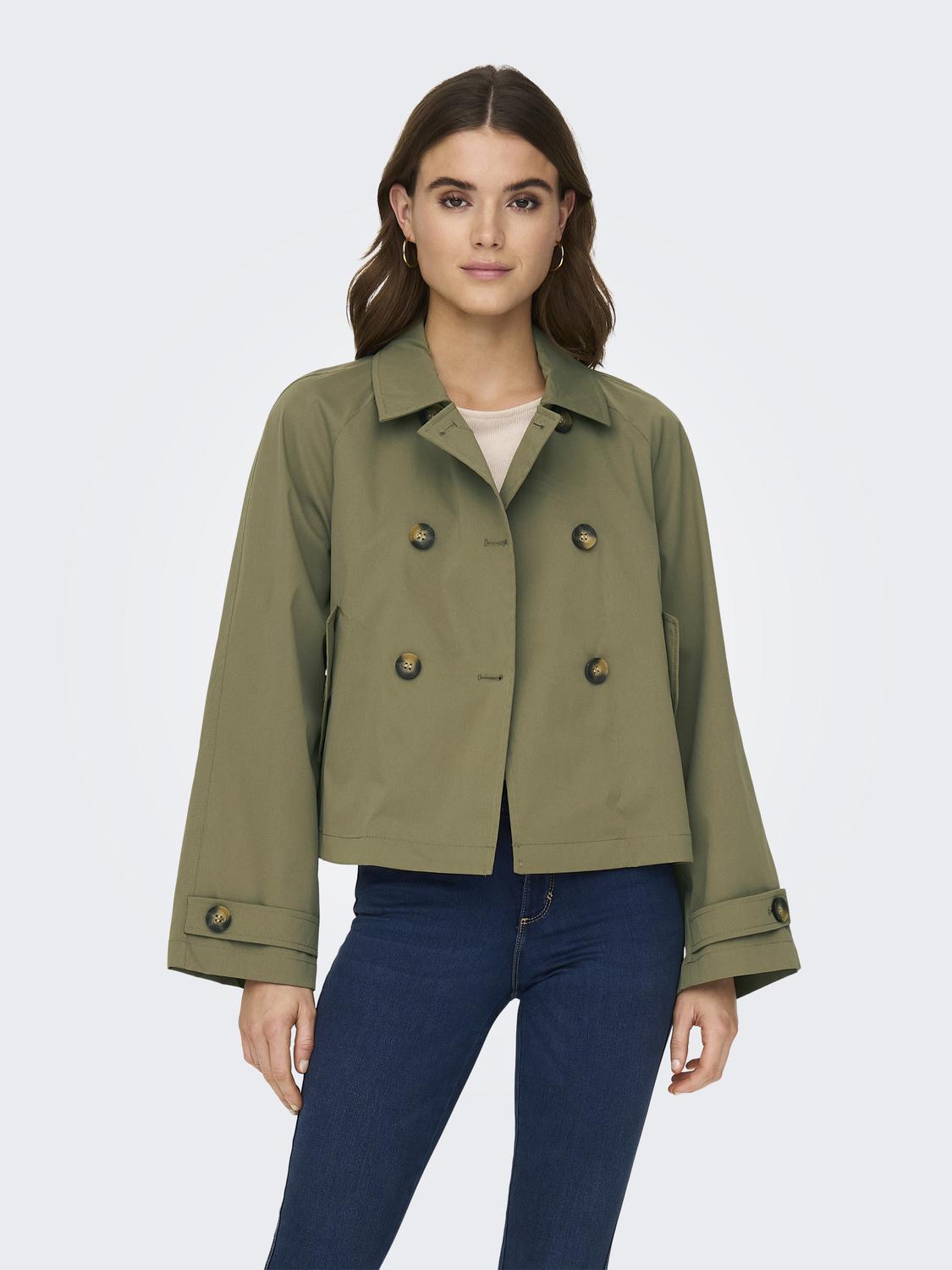 ONLAPRIL Trenchcoat - Grønn